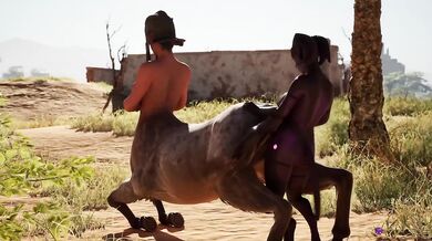 Cheeky Centaur Destroyed By Horsecock Big Dick Fast Hard Pounding Begging For Sperm Creampie