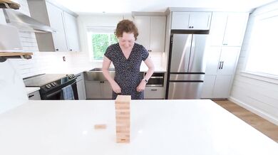 Amateur Redhead MILF Destroyed By Jenga Sex Game POV Cumshot Small Tits