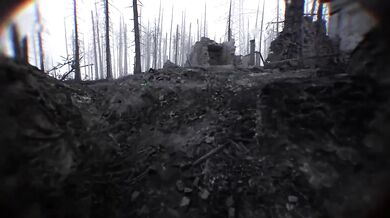 Destroyed Trenches Gushing Choked POV Shooting Game