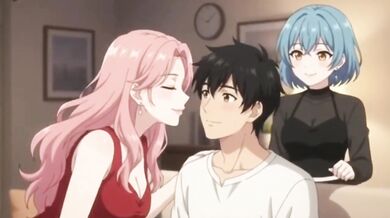 Surprise Threesome Girlfriend Brings Friend For Cumshot Destroyed