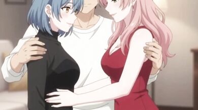 Surprise Threesome Girlfriend Brings Friend For Cumshot Destroyed