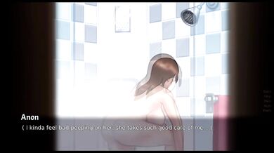 She Caught Me Hiding the Big Ass Cartoon Hentai with Big Tits Blonde Gamer Eve Suffocating Blowjob Destroyed Gushing