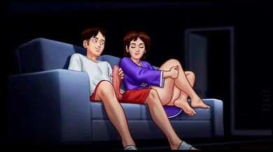 She Caught Me Hiding the Big Ass Cartoon Hentai with Big Tits Blonde Gamer Eve Suffocating Blowjob Destroyed Gushing