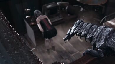 Gothic Alt Girl Destroyed By Skyrim Insect Monster in Gangbang Anal Sex Hentai Parody