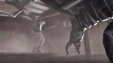 Gothic Alt Girl Destroyed By Skyrim Insect Monster in Gangbang Anal Sex Hentai Parody