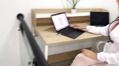 Hot Latina Doctor Helps Hung Patient Produce Sample at The Sperm Bank