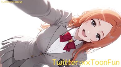 Orihime Inoue Destroyed By Rough Blowjob Handjob And Tits Job In Bleach Adult Animation