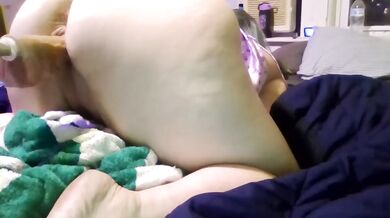 BBW Solo Squirt Destroyed By Fuck Machine Real Female Orgasm