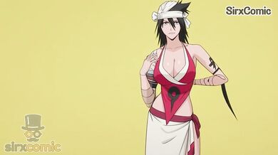 Kukaku Shiba Destroyed Blowjob Gushing Big Tits Cumshot Hentai Bleach Exclusive HD Porn