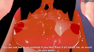 Chel Destroyed Gushing Big Ass Tits Hentai POV Hot Springs Fantasyking3