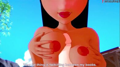 Chel Destroyed Gushing Big Ass Tits Hentai POV Hot Springs Fantasyking3
