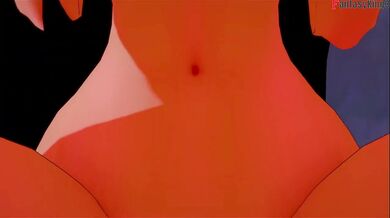 Chel Destroyed Gushing Big Ass Tits Hentai POV Hot Springs Fantasyking3