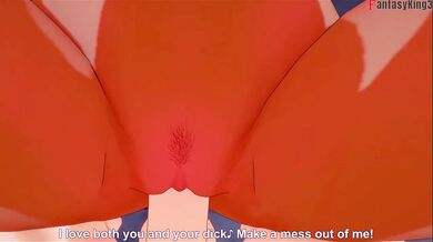 Chel Destroyed Gushing Big Ass Tits Hentai POV Hot Springs Fantasyking3