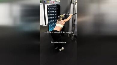 Innocent Teen's First Squat Gushing Pussy Exposed for Whole Gym Humiliated