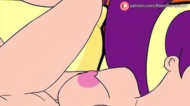 Leela Gives Herself to Fry and Moans with Pleasure