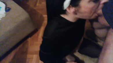 Homemade Sextape Wife on Kitchen Table Hot Mom Face Fucking Amateur Cumshot