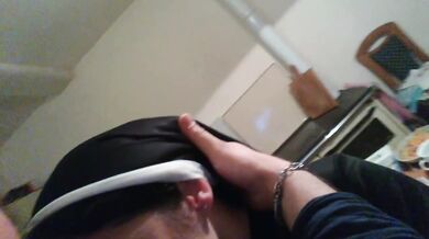 Homemade Sextape Wife on Kitchen Table Hot Mom Face Fucking Amateur Cumshot