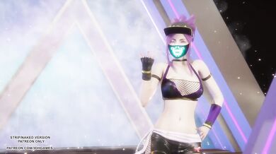 MMD Akali Destroyed Gushing Choked Hentai Dance Uncensored 4K 60FPS League of Legends BlackPink JUMP