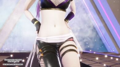 MMD Akali Destroyed Gushing Choked Hentai Dance Uncensored 4K 60FPS League of Legends BlackPink JUMP