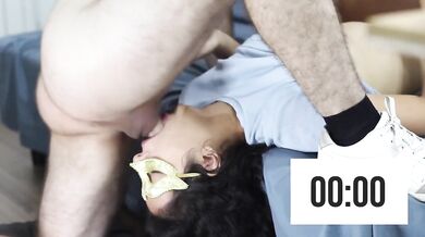 AndeanAngel Destroyed A Dirty Latina Slut With Sloppy Cum Dripping Deep Throat Training Upside Down