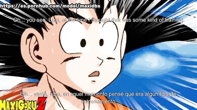 Goku Destroyed by Elizabeth Liotes Mouth in Two Minutes of Choked Gushing Hentai HD Cartoon Porn