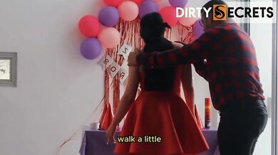 Birthday Clown Destroyed By Huge Dick Cock In Dress