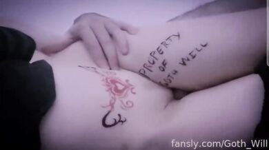 Goth Girl Thigh Job Strangers Cum Inside