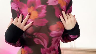 Black See Through Bodysuit Try On Haul Destroyed Gushing Ass Pussy Close Up
