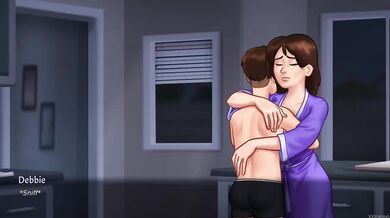 Summertime Saga 33 PC Gameplay Destroyed Big Ass Brunette MILF Gushing Cartoon HD Porn Uncensored Female Orgasm