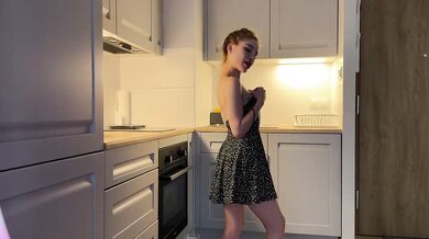 Horny Stepsister Teasing Destroyed Gushing Blonde College Masturbation