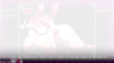 Futanari Losing Control to Wet Monster Rabbit Pussies
