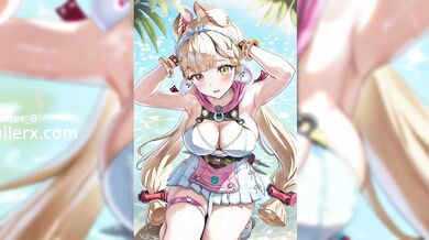 Alice Thymefield Beach Cosplay Destroyed Gushing Choked