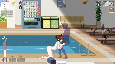 Destroyed in Paradise Swimming Hentai Gameplay with Big Ass and Sexy Pussy
