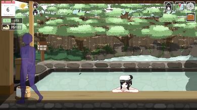 Destroyed in Paradise Swimming Hentai Gameplay with Big Ass and Sexy Pussy