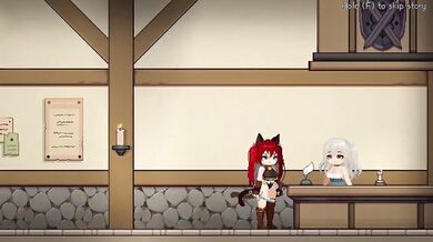 Pixel Dungeon Cat Girl Monster Big Boobs Hentai Gaming Adventure Fantasy Destroyed Gushing Choked