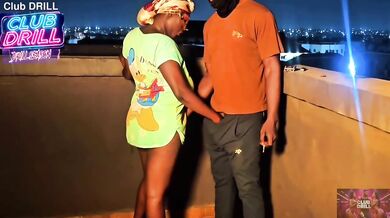 Horny Neighbor Cheating Girlfriend Big Tits Ebony Blowjob