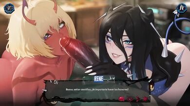 Cute Femboy Animation Destroyed By Enormous BBC Double Blowjob