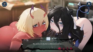 Cute Femboy Animation Destroyed By Enormous BBC Double Blowjob