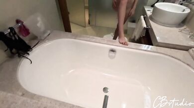 Blonde Stepdaughter Destroyed By Step Daddy In Shower With Creampie Riding Cowgirl Orgasm