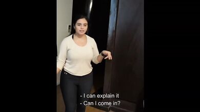Caught Roommate's Boyfriend Big Tits Amateur Latina MILF Blowjob Deepthroat Handjob Titfuck Cum on Tits Cheating Roleplay Tit Worship Breast Worship Tit Squeezing