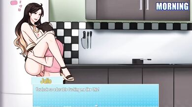 Julie Chokes and Gushes in Maid Outfit Asian MILF Big Ass