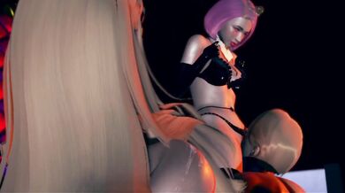 Sissy Knight Destroyed by Ork Succubus Facesitting Licking