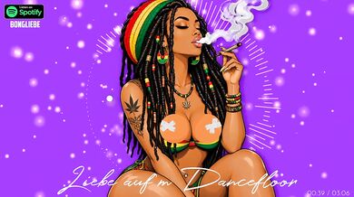 German Amateure Destroyed by Dirty Talk German Reggae Love Dancefloor