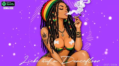 German Amateure Destroyed by Dirty Talk German Reggae Love Dancefloor