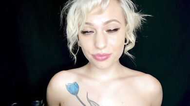 Slut Blonde Boob Massage Lotion Sounds Destroyed Gushing Choked