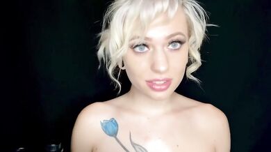 Slut Blonde Boob Massage Lotion Sounds Destroyed Gushing Choked