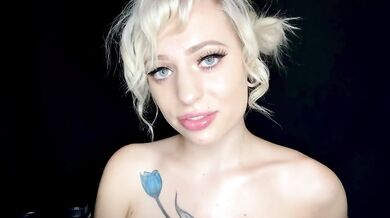 Slut Blonde Boob Massage Lotion Sounds Destroyed Gushing Choked