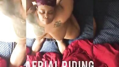 Bold Black Lesbian Couple Destroyed by Gushing Tribbing Squirt and Strap On Milf Anal POV