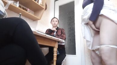 Our Third Girlfriend Leaked And Finished In The Kitchen To Our Dirty Talk With Gushing Dripping Wet Pussy Cum