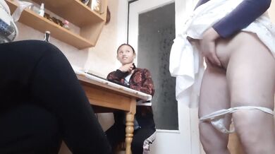 Our Third Girlfriend Leaked And Finished In The Kitchen To Our Dirty Talk With Gushing Dripping Wet Pussy Cum